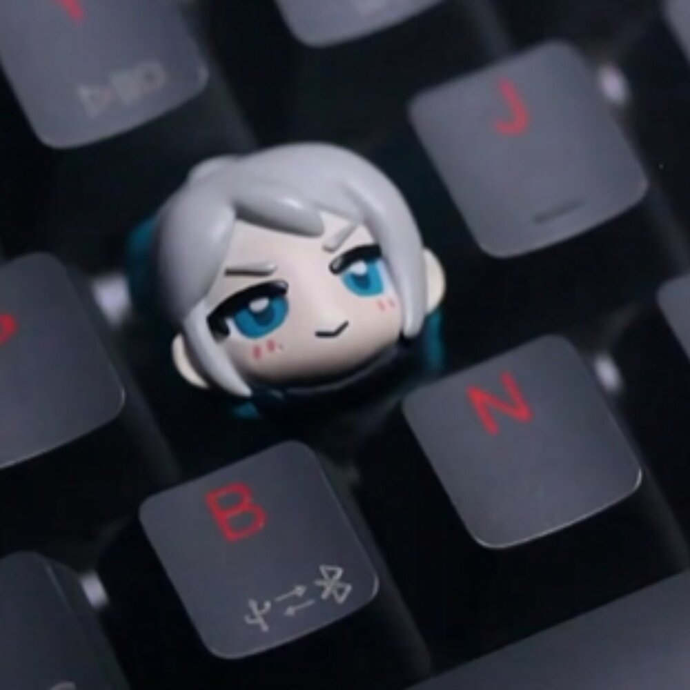 New! VALORANT Game, Jett Artisan Keycap for "+" Switches